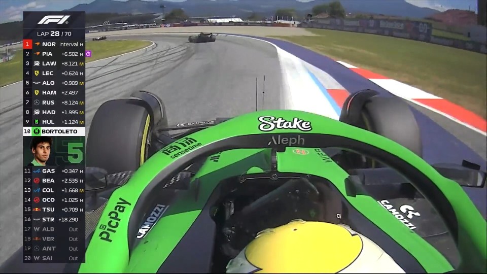 爱游戏娱乐-红牛车队翻盘索伯车队，诺里斯高光表现的简单介绍